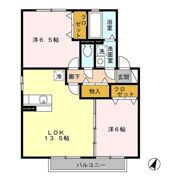 ステラ富士見 B棟の間取り画像