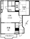 フレイジェⅠの間取り画像
