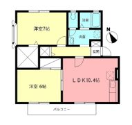 ボナールハウスⅡの間取り画像