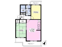 マンションヒマワリの間取り画像