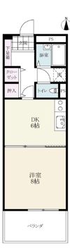 パークサイド松島Ⅱの間取り画像