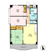グレースアベニュー桜木の間取り画像