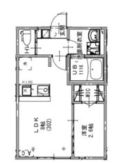 アウル勝田台の間取り画像