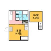 平田フラットの間取り画像