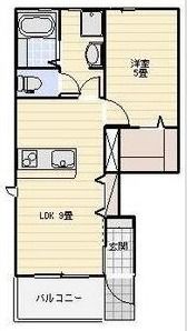 LOTUS坪井の間取り画像