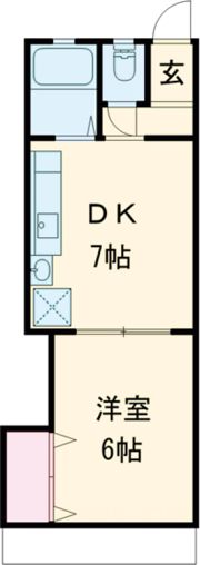 ハイツ大野の間取り画像