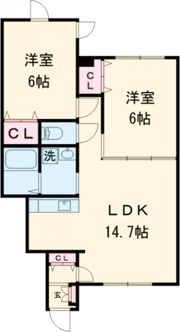 グランソレーユⅢの間取り画像