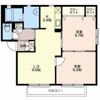 ディアス市川 Cの間取り画像