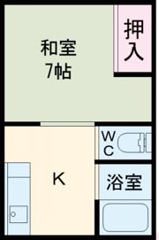 フラワーハイツの間取り画像