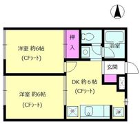 ディアコート開成A棟の間取り画像