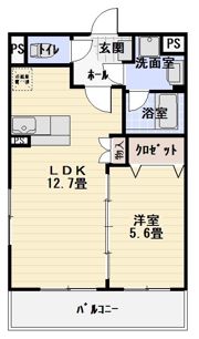 ローゼンフェルトの間取り画像