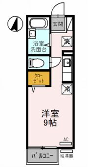 アメニティ大美野 Aの間取り画像