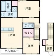 ベルリード矢野東の間取り画像