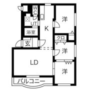 華美が丘六番館の間取り画像
