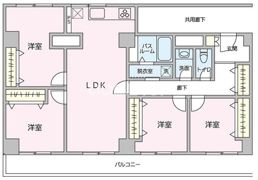 フェリス辰巳台の間取り画像