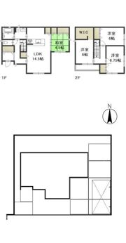 津島戸建貸家（A）の間取り画像