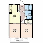 グランデール泉 Dの間取り画像