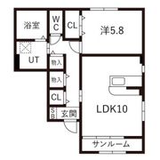オリエンスAの間取り画像