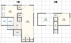 House 西岐波 Ⅷの間取り画像