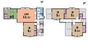西生田5丁目戸建の間取り画像