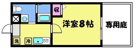 フラッティ丸太町御前の間取り画像