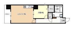 ディアコート千早の間取り画像