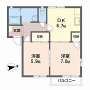 NKコーポの間取り画像