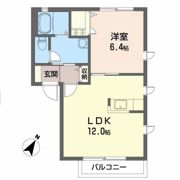 サングリーン鹿野Vの間取り画像