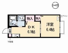 ペーシュイゾウ C棟の間取り画像