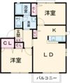 エクシードアネックス B棟の間取り画像