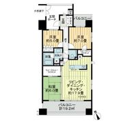 ブランズ調布サザンプレミアムの間取り画像