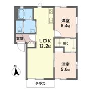 サンハイツ 日向 Aの間取り画像