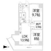 キャッスルコート東辻井の間取り画像