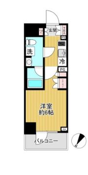 ベルグレード川崎AZの間取り画像