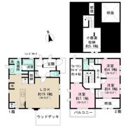 泉区中田町戸建賃貸の間取り画像