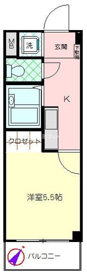アローランド溝の口の間取り画像