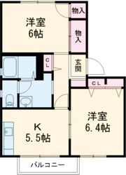 ファミーユ松ヶ島の間取り画像