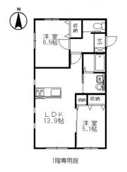 メゾンドボヌールの間取り画像