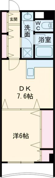 宮之阪ウェーブの間取り画像