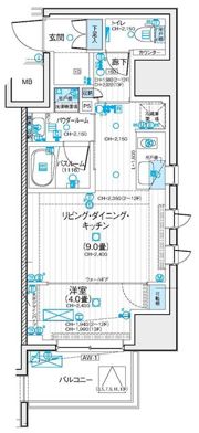 デュオステージ藤沢の間取り画像