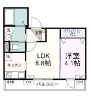 カーサ・ピアチェーベレの間取り画像
