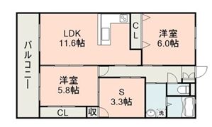 メゾンド中村の間取り画像
