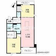 FORENA TERRACE大橋の間取り画像