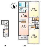 ルミナスハイムA棟の間取り画像