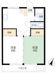 清水マンションの間取り画像