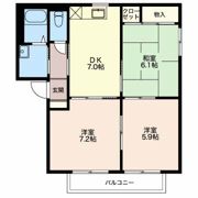 フェリックスシュタット Aの間取り画像