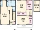 フルールの間取り画像