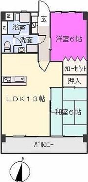 サンコーポあまのの間取り画像