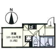 プライムテラス東海大学前Ⅲの間取り画像