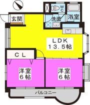 池の上ハイツの間取り画像